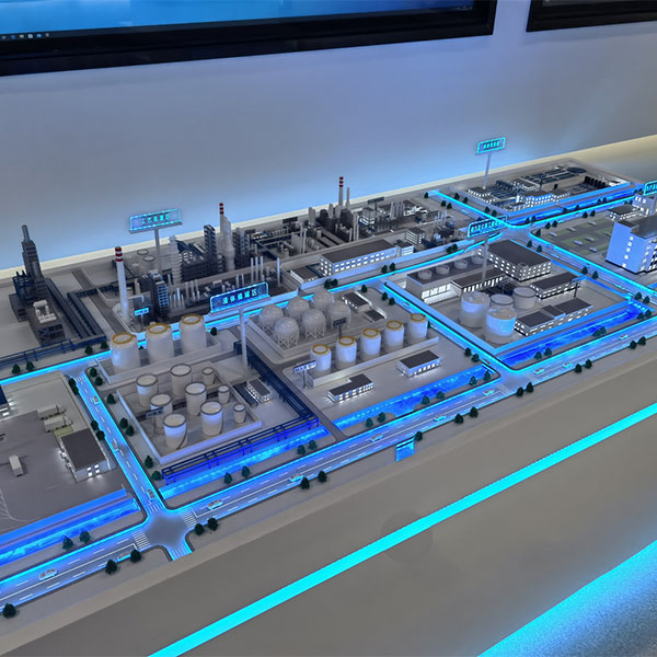 智能工业沙盘模型制作案例