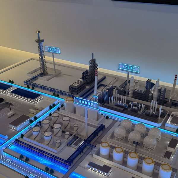 智能工业沙盘模型制作案例