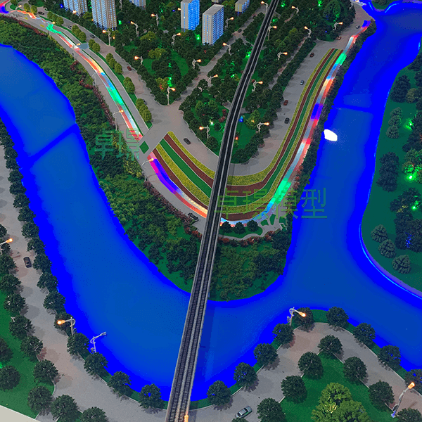 彩色跑道沙盘模型制作厂家案例