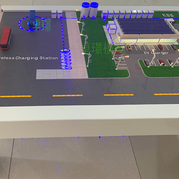 新能源停车场沙盘模型制作厂家案例