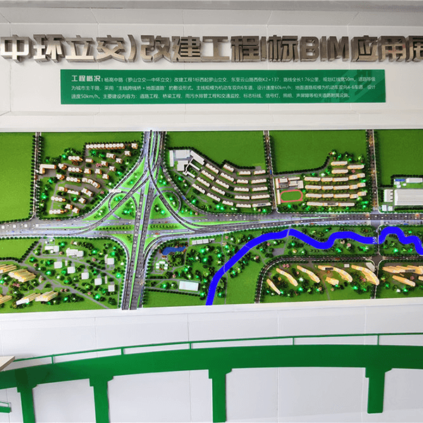 壁挂式交通沙盘模型制作厂家案例